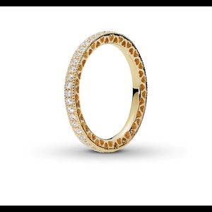 PANDORA Sparkle and Hearts Ring